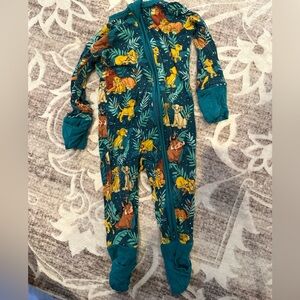Little Sleepies 3-6m Lion King Footie Pajamas